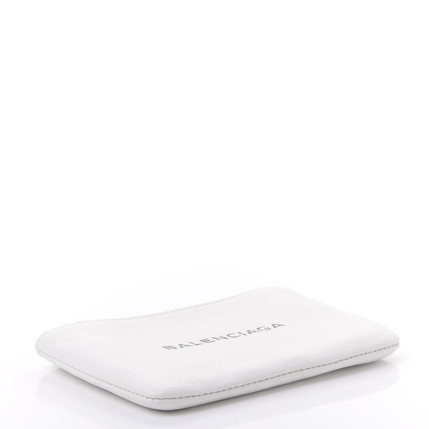 Calfskin XS Everyday Zip Coin Pouch White
