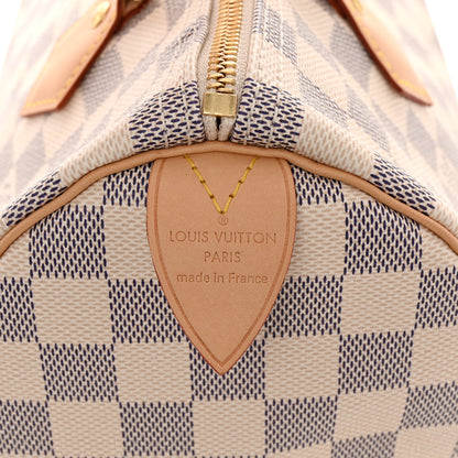 Louis Vuitton Damier Azur Speedy 30 6 of 10
