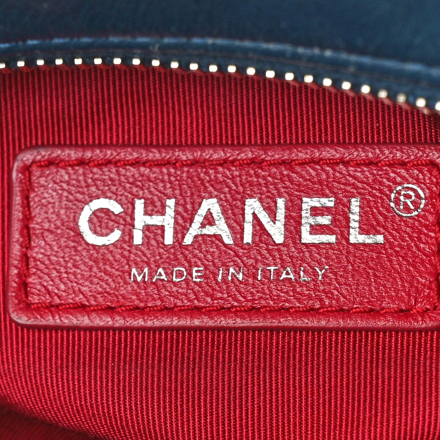 Aged Calfskin Quilted Small Gabrielle Hobo Blue