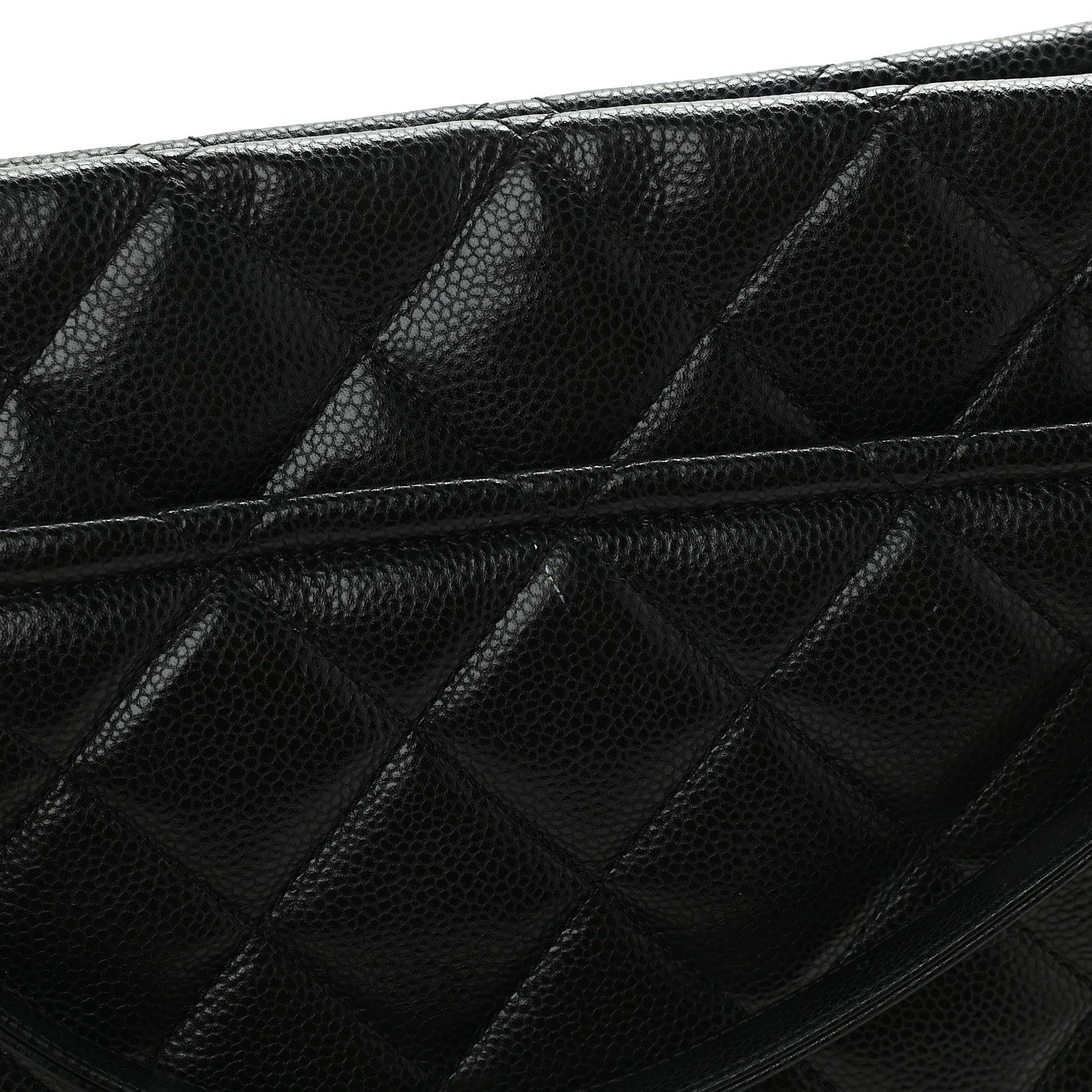 Chanel Caviar Quilted CC Timeless Soft Tote Black 9 of 10