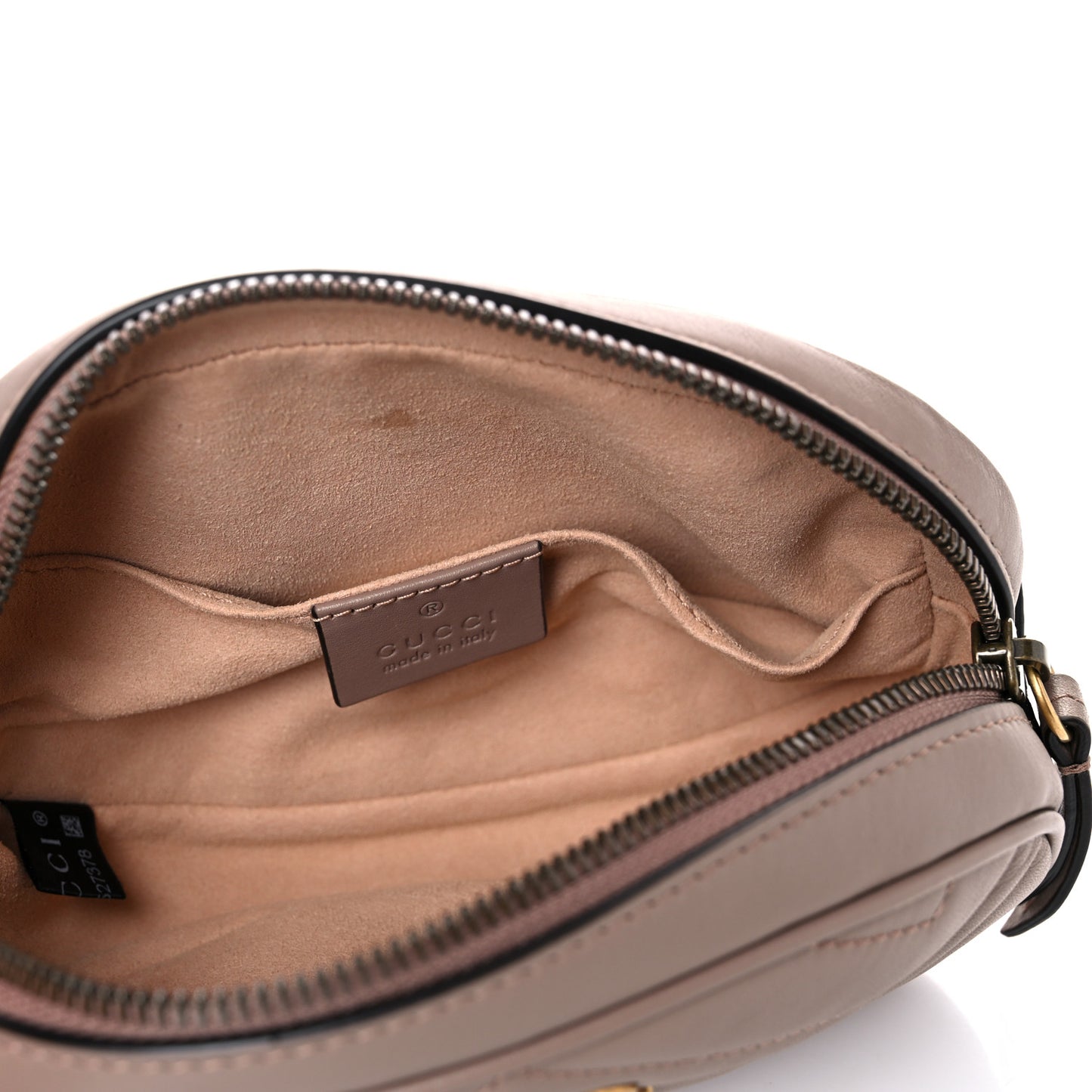Calfskin Matelasse GG Marmont Belt Bag 95 38 Porcelain Rose