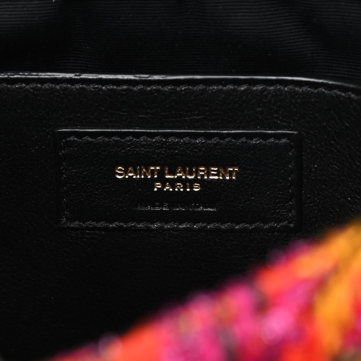 Saint Laurent Tweed Calfskin Matelasse Monogram Medium Niki Chain Satchel Multicolor 6 of 12