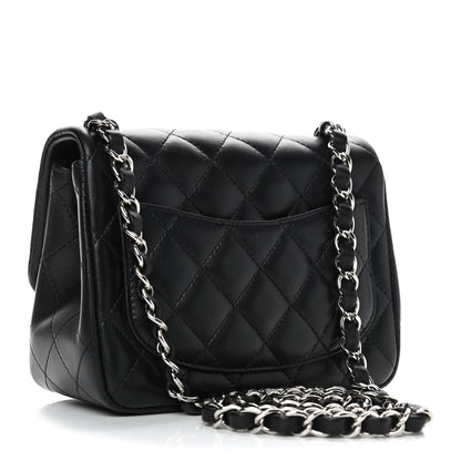 Chanel Lambskin Quilted Mini Square Flap Black 2 of 4