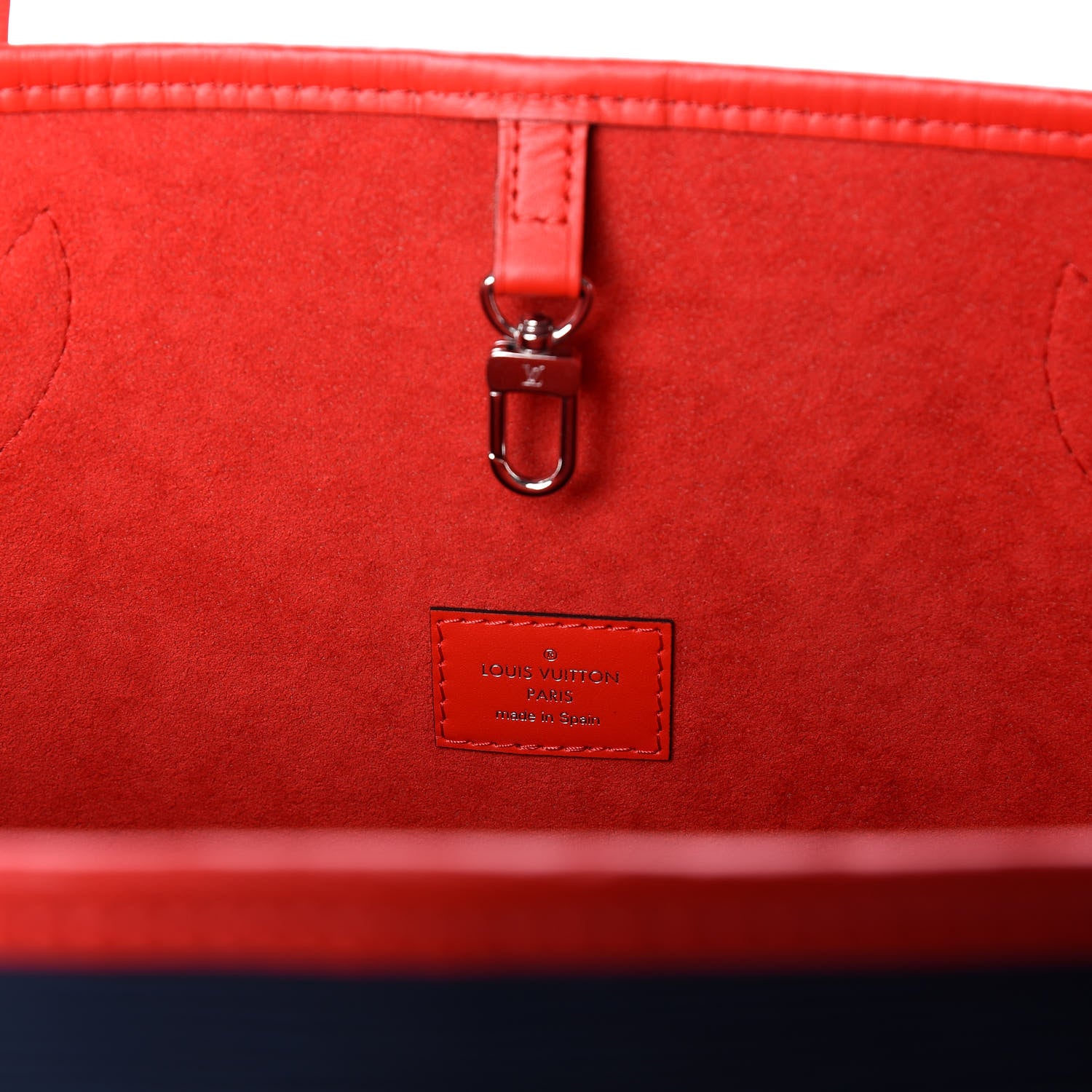 Louis Vuitton Epi Neverfull MM Indigo Coquelicot 9 of 10