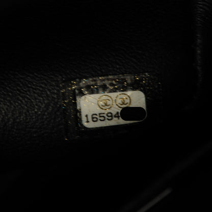Chanel Lambskin Quilted Maxi Double Flap Navy 8 of 9