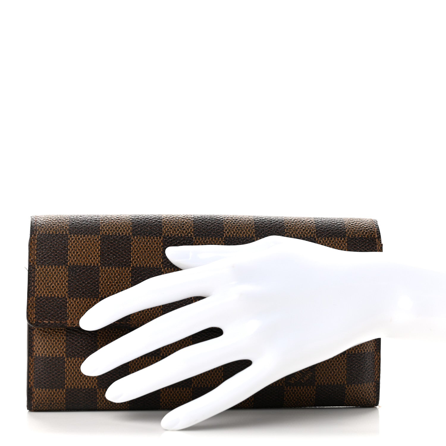 Louis Vuitton Damier Ebene Sarah Wallet 2 of 11