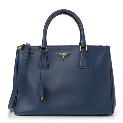 Prada Saffiano Medium Galleria Double Zip Tote Bluette 1 of 22