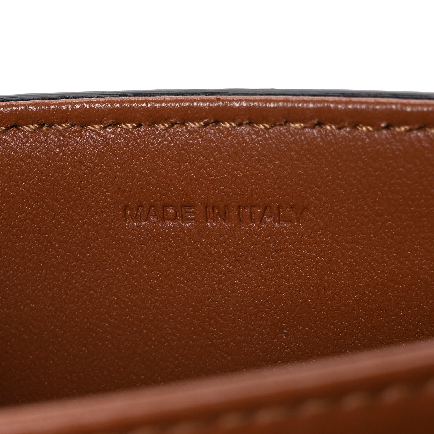Celine Textile Natural Calfskin Teen Triomphe White Tan 7 of 13