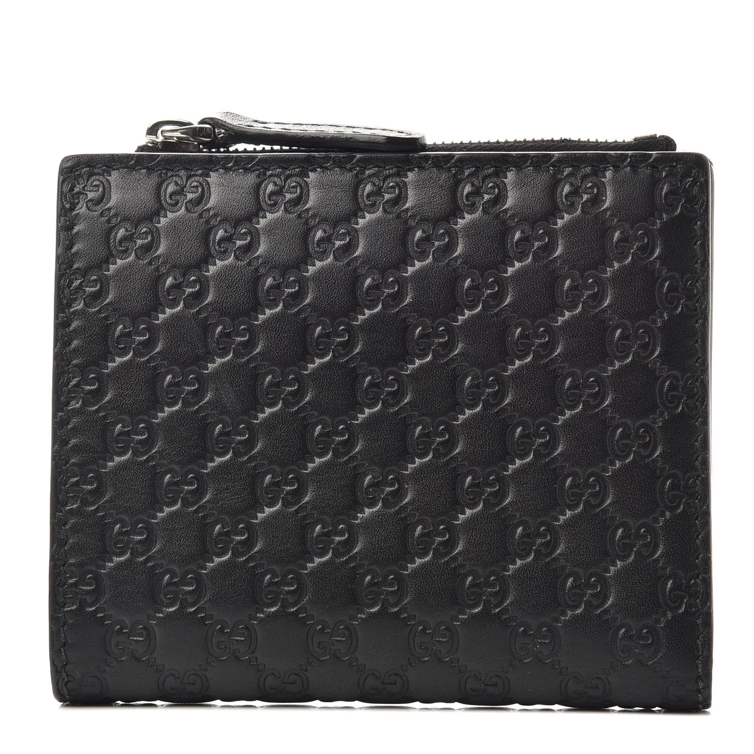 Gucci Microguccissima Snap Bi-Fold Wallet Black 1 of 6