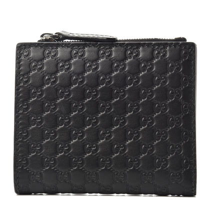 Gucci Microguccissima Snap Bi-Fold Wallet Black 1 of 6