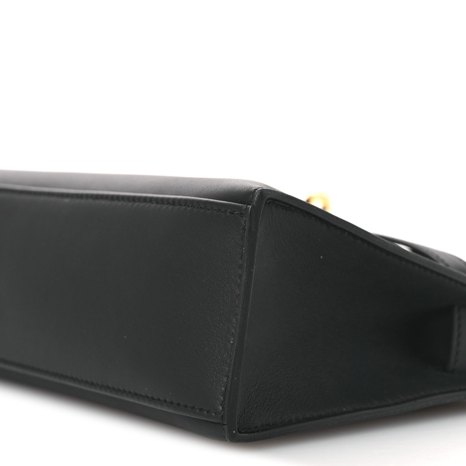 Hermes Swift Kelly Pochette Clutch Black 10 of 12