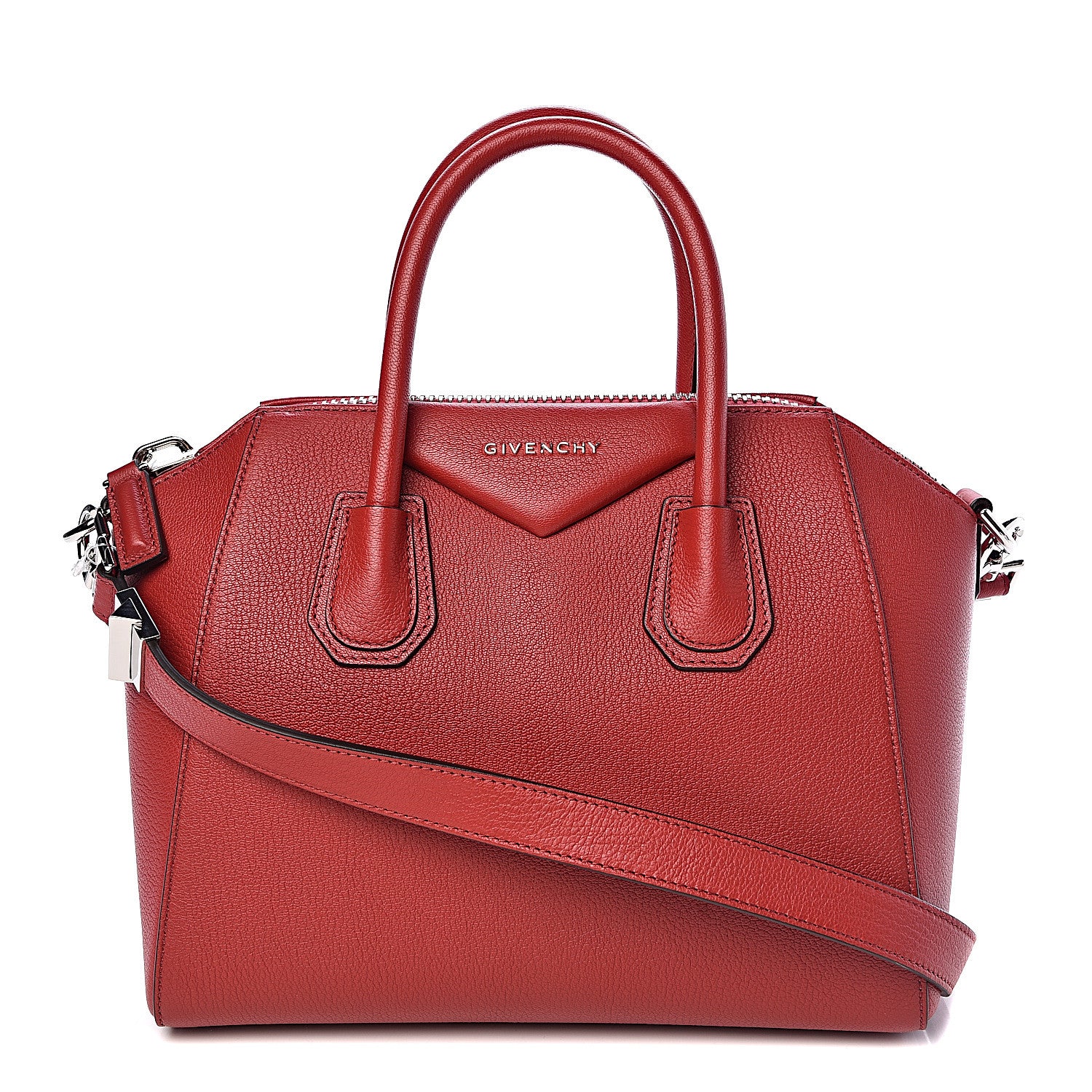 Givenchy Sugar Goatskin Small Antigona Bright Red 1 of 10