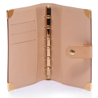 Louis Vuitton Monogram Multicolor Small Ring Agenda Cover Black 6 of 6