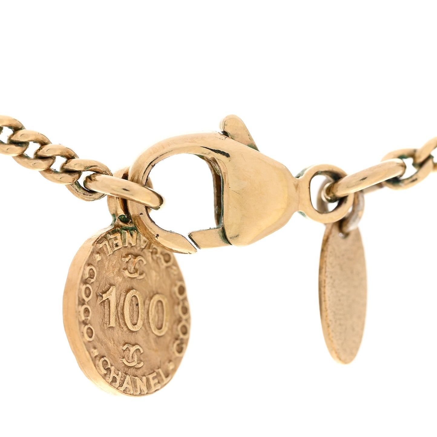 Chain CC 100 Anniversary Necklace Gold