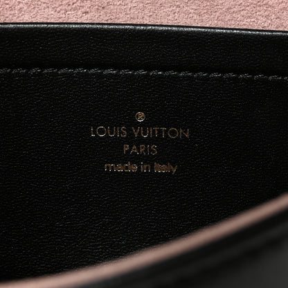 Louis Vuitton Lambskin Embossed Monogram Pochette Coussin Black 6 of 9