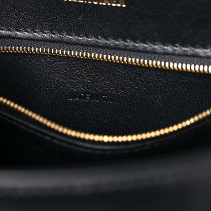 Balenciaga Shiny Box Calfskin Small Hourglass Top Handle Bag Black 7 of 16