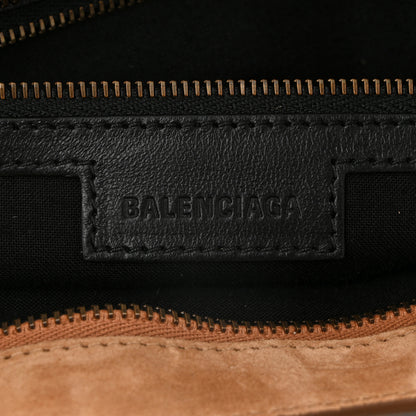 Balenciaga Waxed Suede Calfskin Classic Hardware Medium Le City Camel 6 of 10