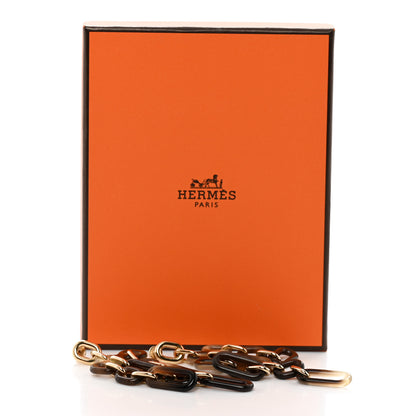 Hermes Permabrass Buffalo Horn Resille Earrings 5 of 5