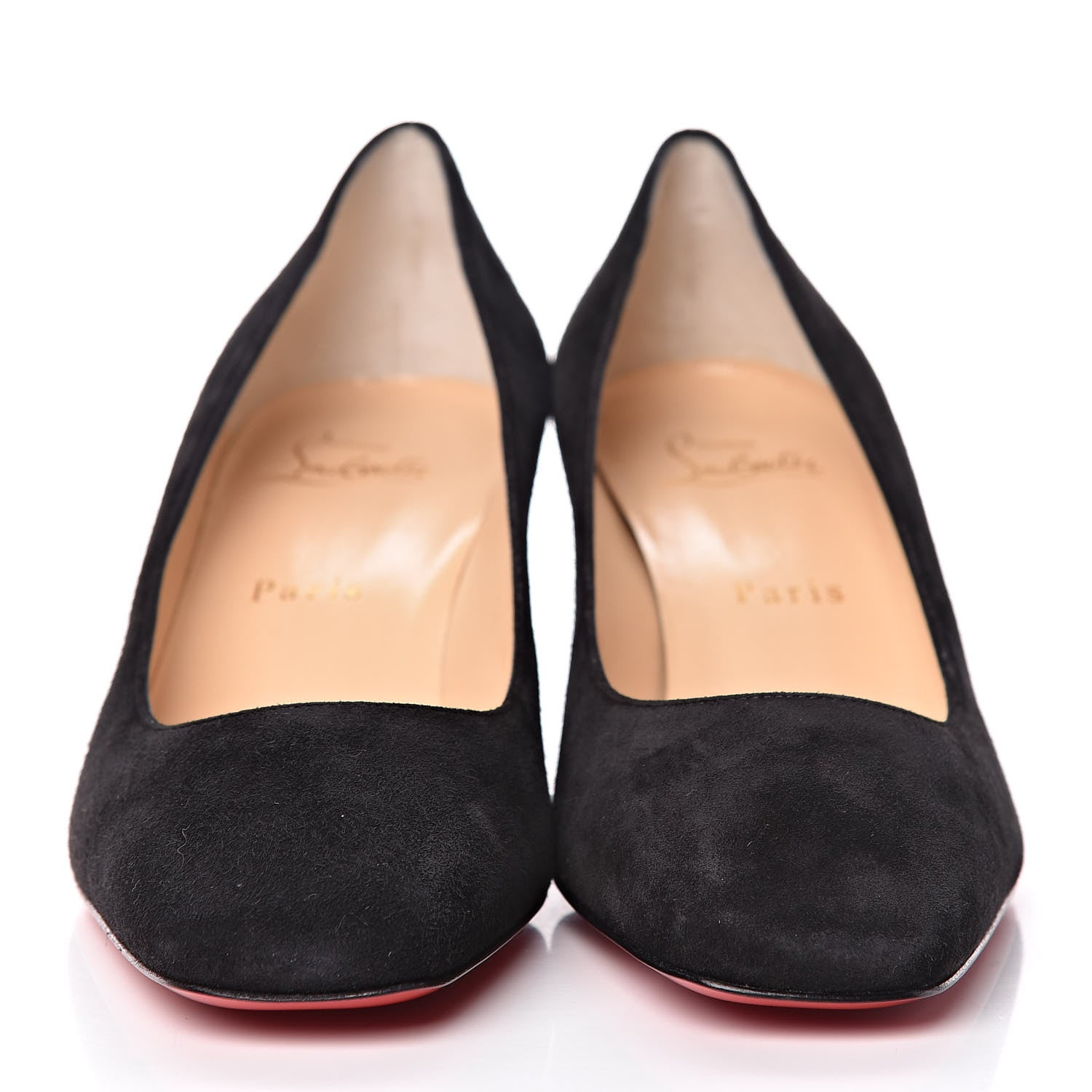 Christian Louboutin Veau Velours Donna Studs 55 Pumps 37.5 Black 2 of 9