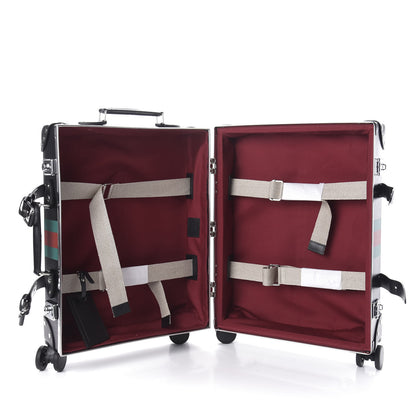 Gucci Calfskin Web Globe-Trotter Carry-On Black 4 of 8