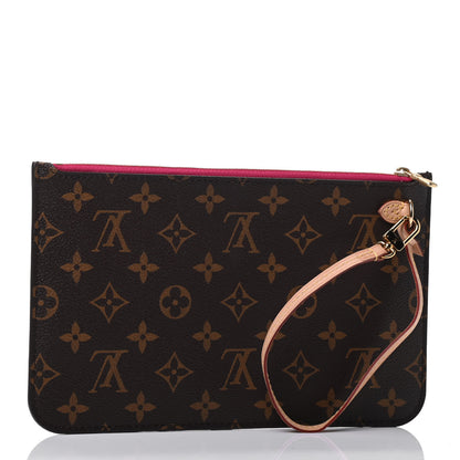 Louis Vuitton Monogram Neverfull MM GM Pochette Pivoine 2 of 4