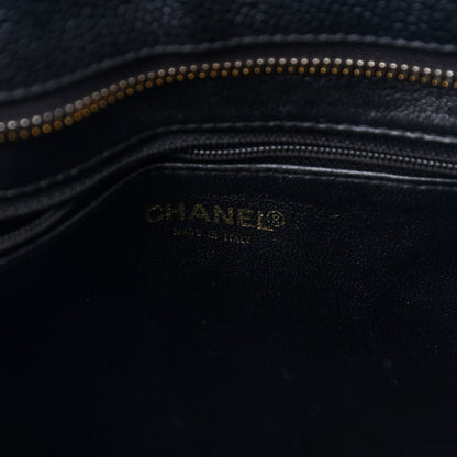 Chanel Caviar Quilted Medallion Tote Black 6 of 10
