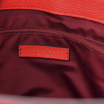Marc Jacobs Pebbled Calfskin Shopping Tote Red 6 of 10