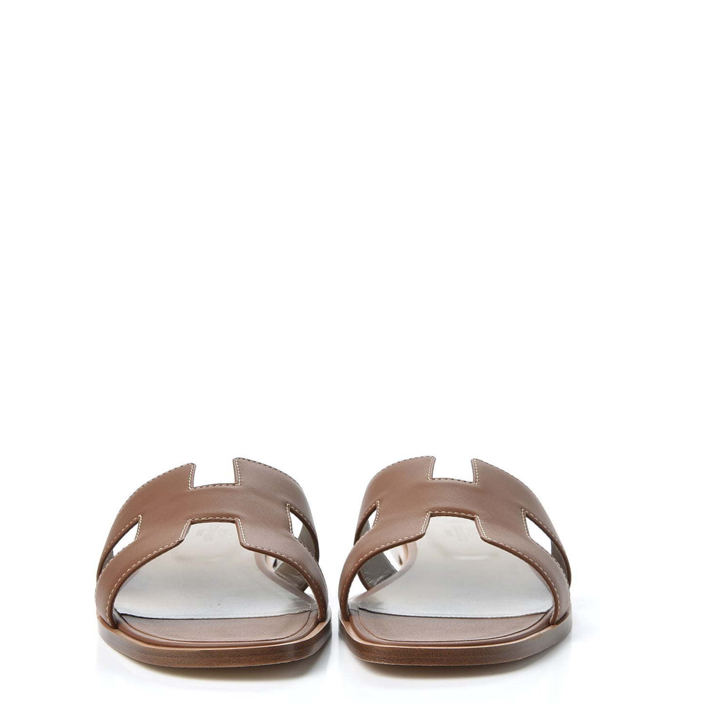 Box Calfskin Oran Sandals 39.5 Gold