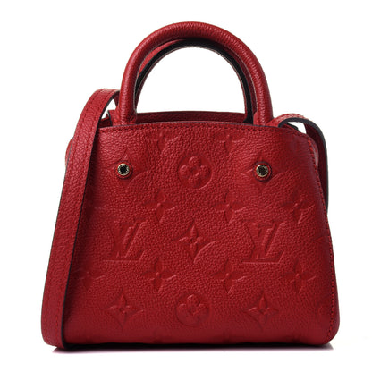 Louis Vuitton Empreinte Montaigne Nano Cherry 1 of 4