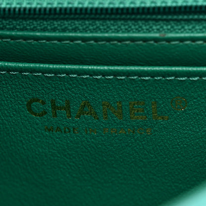 Chanel Aged Calfskin Quilted 2.55 Reissue Mini Flap Green 5 of 10