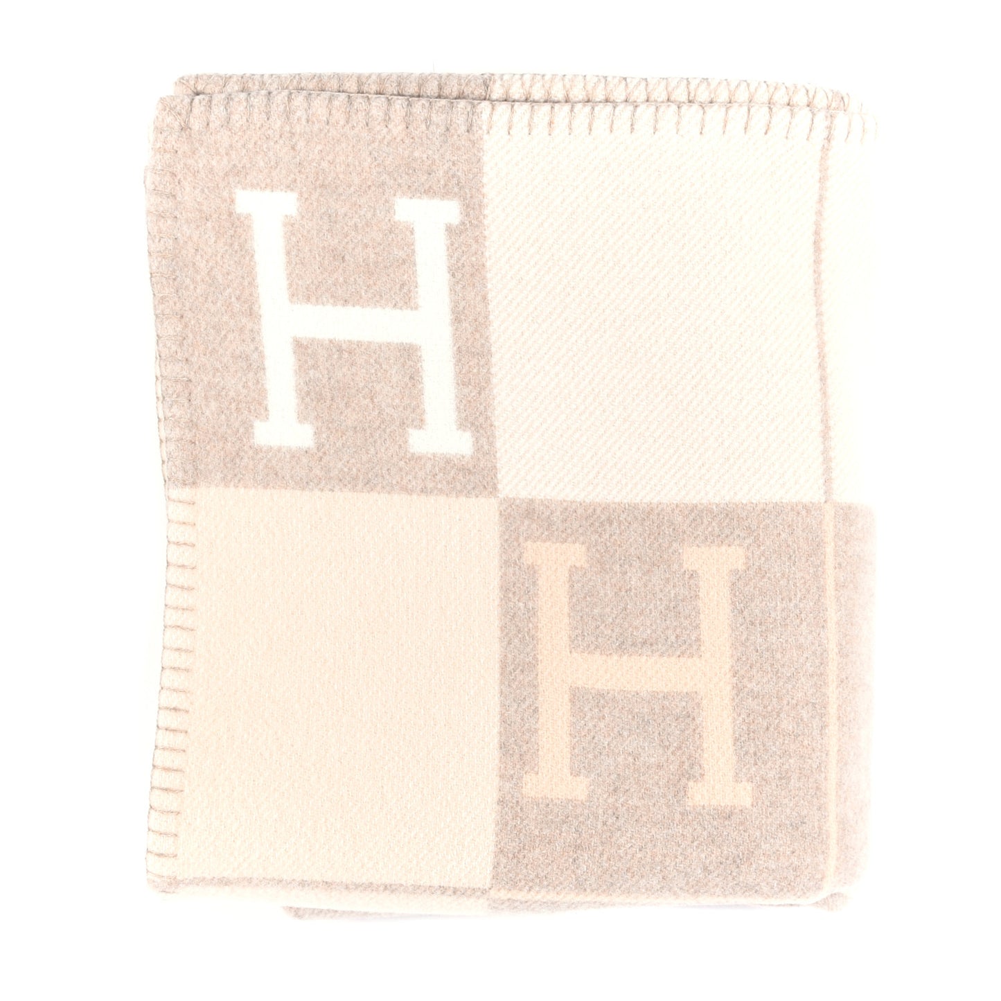 Wool Cashmere Avalon III Blanket Coco Camomille