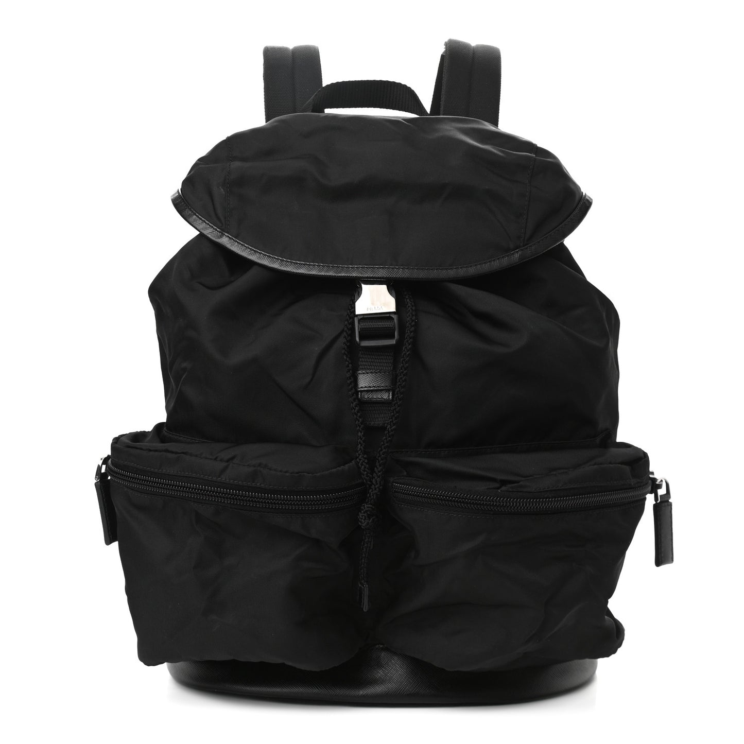 Tessuto Nylon Vela Large Backpack Black