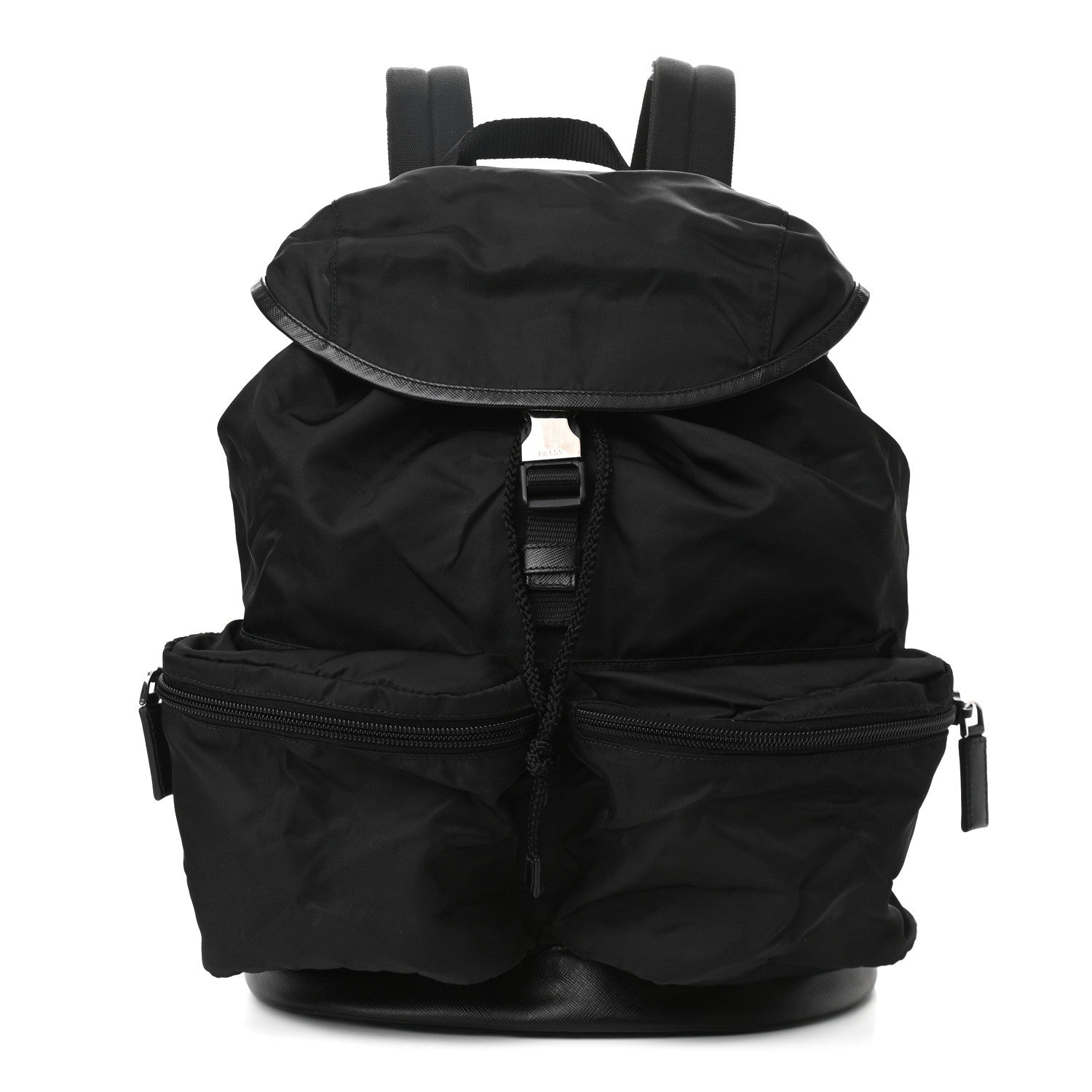 Prada Tessuto Nylon Vela Large Backpack Black 1 of 9