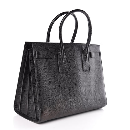Saint Laurent Grained Calfskin Large Sac De Jour Carryall Black 3 of 13