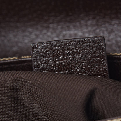 Gucci Monogram Waist Pouch Bag Dark Brown 7 of 10