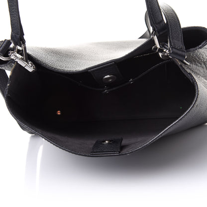 MCM Grained Calfskin Visetos Medium Sarah Hobo Black 7 of 15