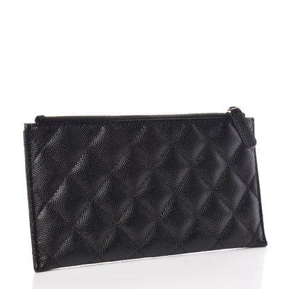 Chanel Caviar Quilted Classic Zip Pouch Black 3 of 8