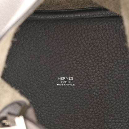 Hermes Taurillon Clemence Picotin Lock 18 PM Gris Asphalte 5 of 12