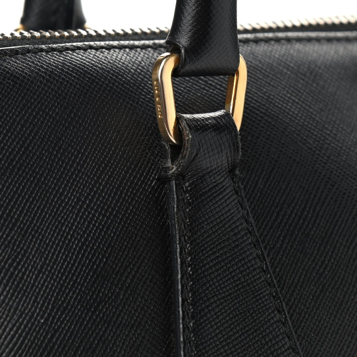Saffiano Lux Large Promenade Tote Black