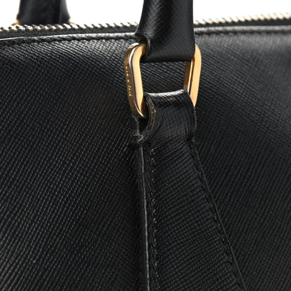 Prada Saffiano Lux Large Promenade Tote Black 10 of 18