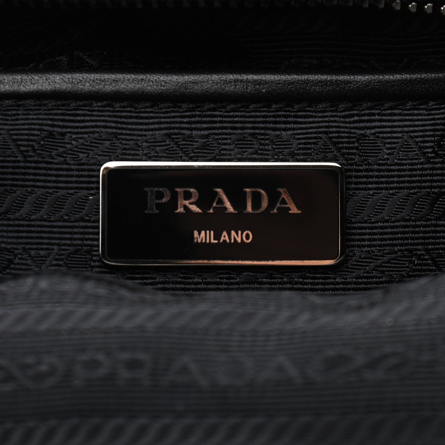 Prada Calfskin Backpack Black 6 of 12