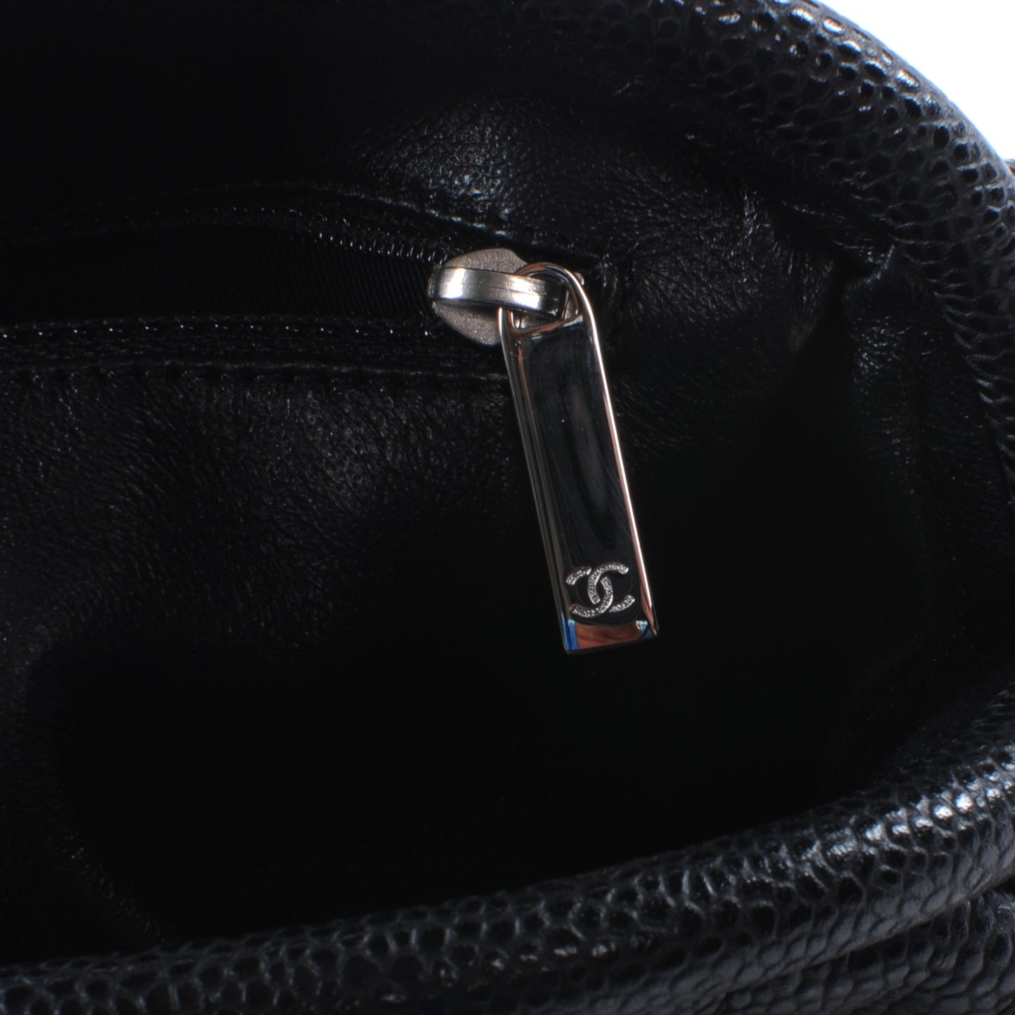 Caviar Quilted Timeless Clutch Black