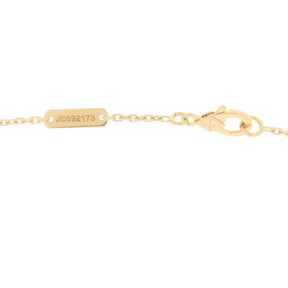 Van Cleef & Arpels 18K Yellow Gold Black Onyx Vintage Alhambra Pendant Necklace 4 of 5