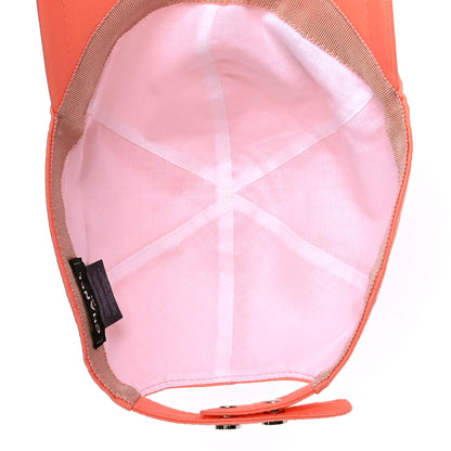 Chanel Cotton CC Cap Hat Orange Turquoise 4 of 4
