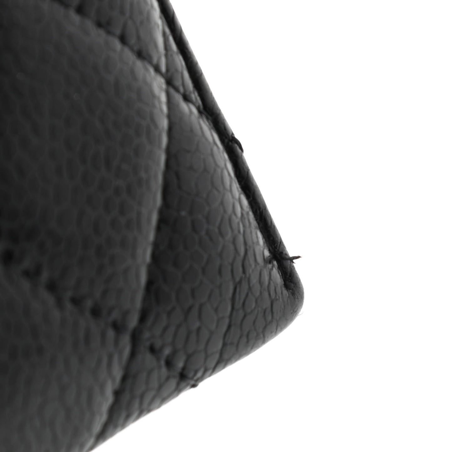 Caviar Quilted Incognito Card Holder Black