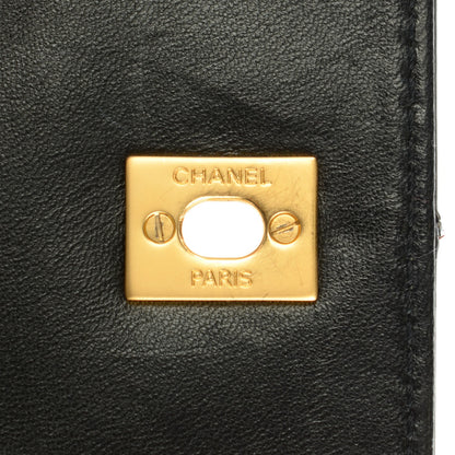 Chanel Glazed Calfskin Quilted Medium Single Flap Black 5 of 8