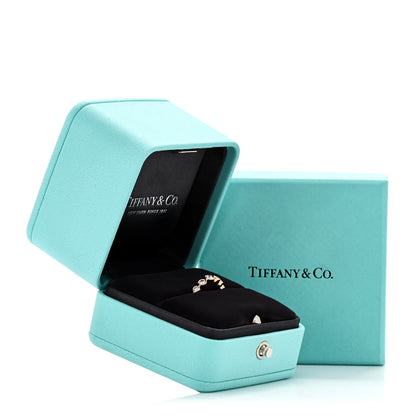 Tiffany 18K Rose Gold Diamond Jazz Graduated Band Ring 47 4 6 of 6