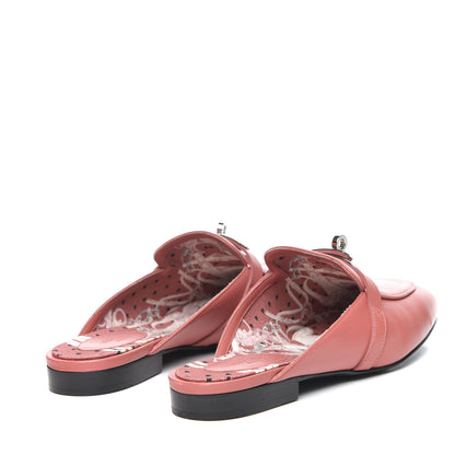 Hermes Calfskin Oz Mules 39 Rouge Blush 4 of 9