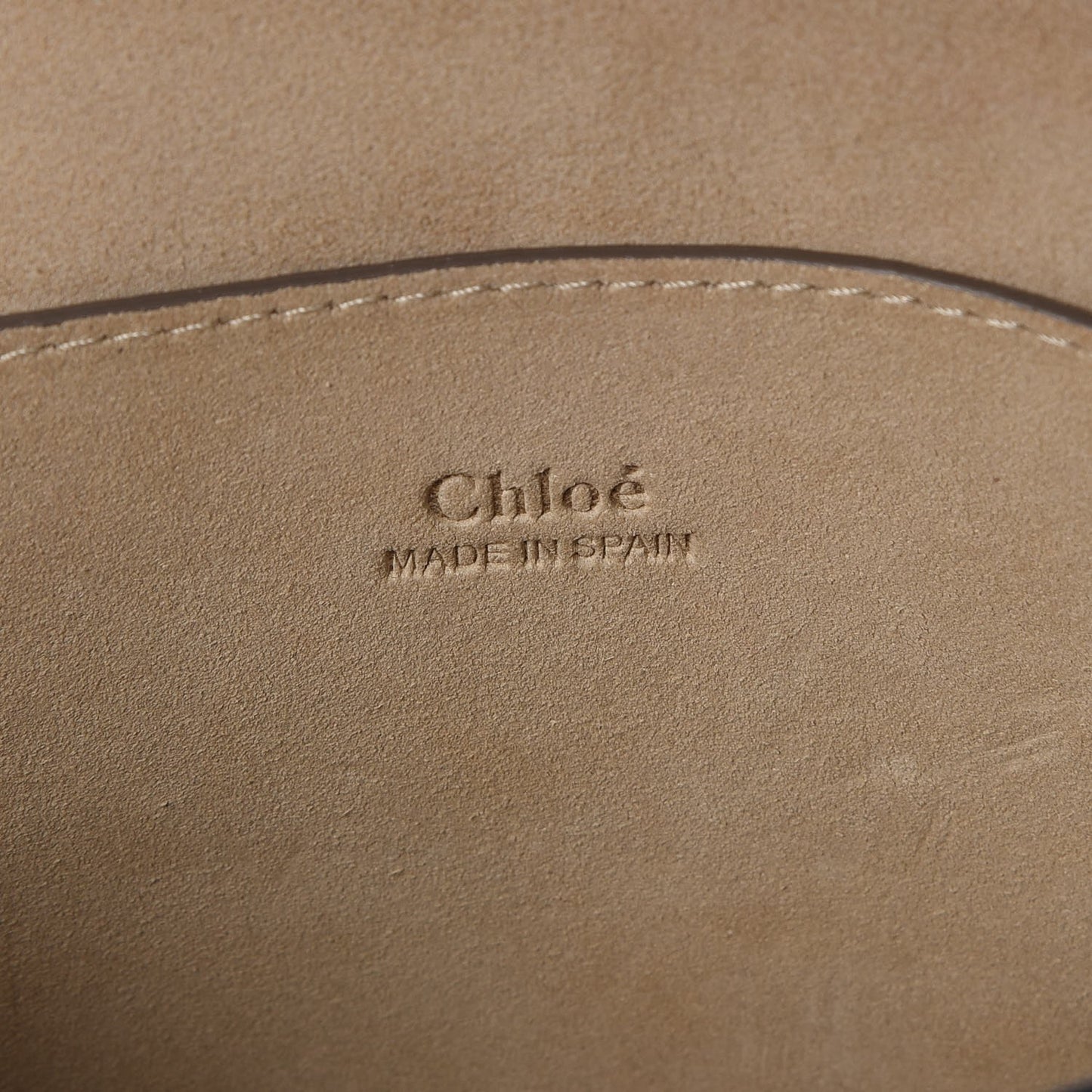 Suede Calfskin Small Faye Shoulder Bag Motty Grey