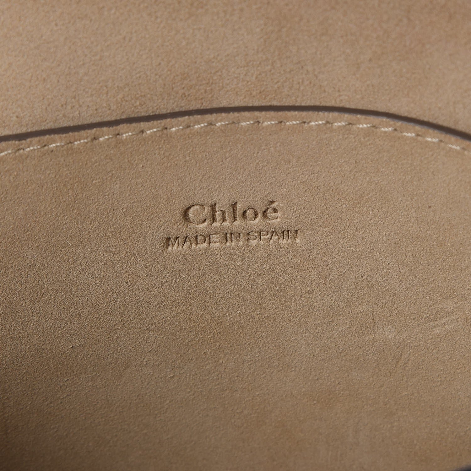 Chloe Suede Calfskin Small Faye Shoulder Bag Motty Grey 7 of 9